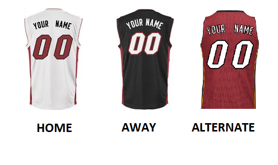 (image for) MIAMI PRO BASKETBALL Number Kit